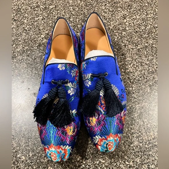 Men’s Satin Cobalt Blue Loafers Amazon.com | CMM Men main image 4